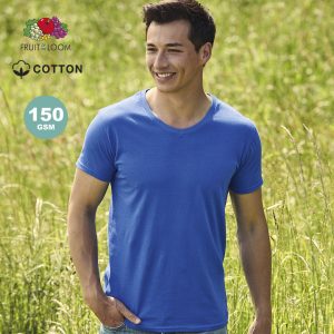 T-Shirt Adulto Cor V-Neck