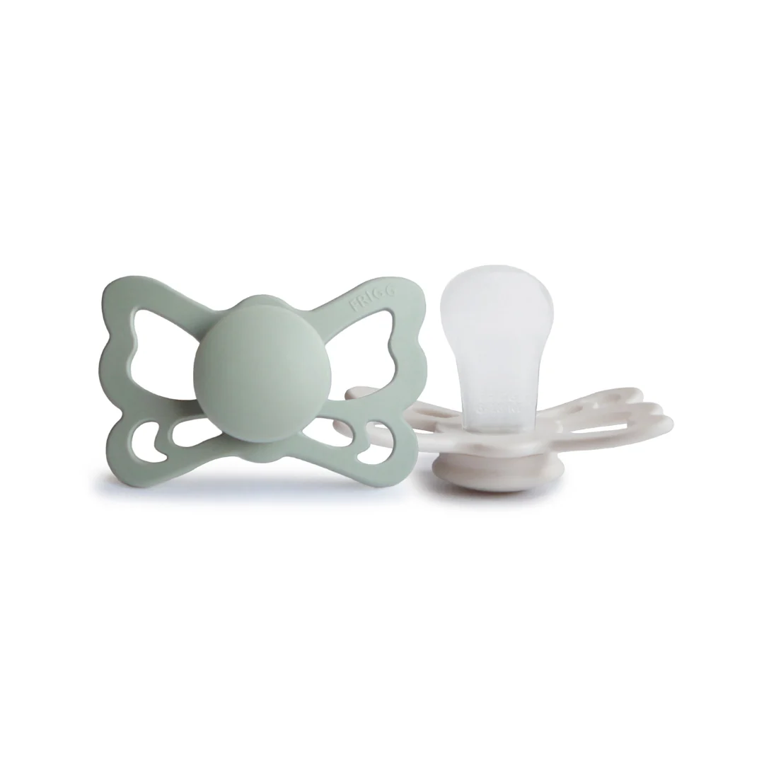 Chupetas Butterfly Sage/Silver Gray Pack 2 - Frigg - Image 2