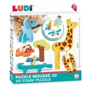 Puzzle Espuma 3D - Animais | Ludi