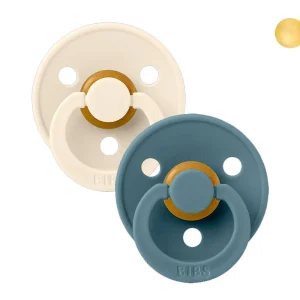 Chupetas Colour Ivory Petrol Pack 2 - Bibs