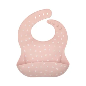 Babete Silicone Tutete - Leaves Pink