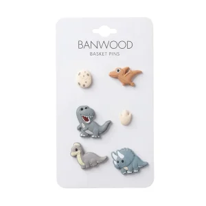 Pins decorativos Banwood Dinosaur Baskets