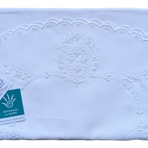 Centro linho  38x160cm branco