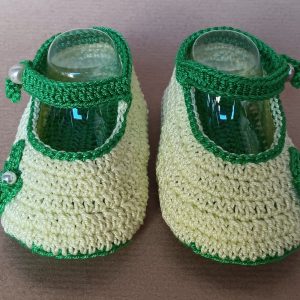 Sapatinho de bébé crochet