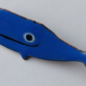 Alfinete em cobre, Cachalote azul