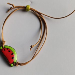 Pulseira c/ aplicação em cobre Melância