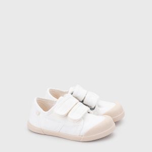 Ténis de Lona Duplo Velcro - Branco | Igor