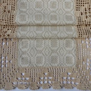 Centro de tear c/ crochet
