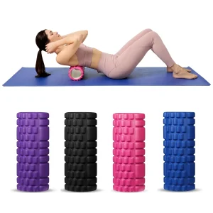 Rolo de Espuma Faom Roller Para Massagem Muscular, Yoga e Fitness INDIGO 33*14 cm