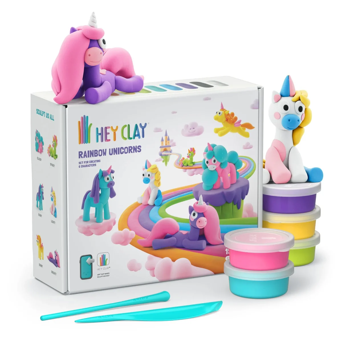 Massas de Modelar - Rainbow Unicorns | HEY CLAY - Image 9