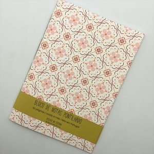 Padrão flor rosa – bloco pontilhado a5