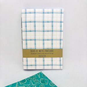 Xadrez azul – bloco pontilhado a5