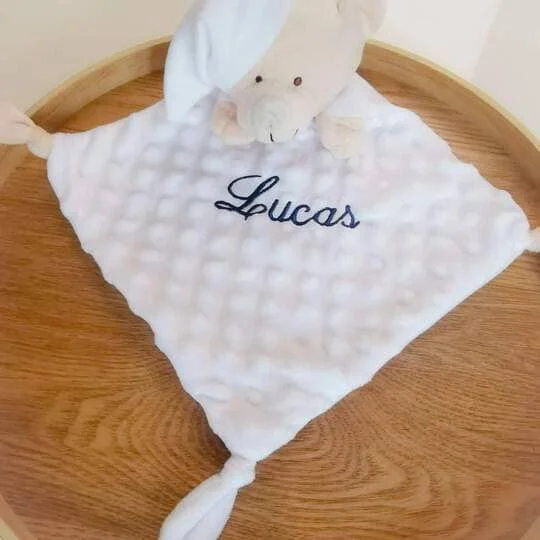 Doudou personalizado branco - Image 2