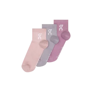Meias On Running Mid Mauve/Lavendula (Pack 3)