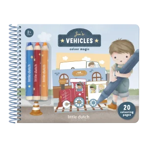 Livro para colorir entre Linhas | Inclui 3 Lápis – Colour Magic – Jim & Friends