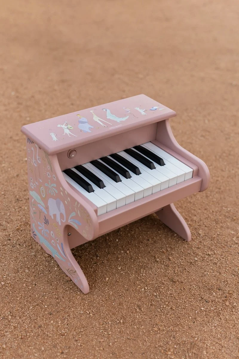 Piano de Madeira Rosa - Safari Friends - Image 7