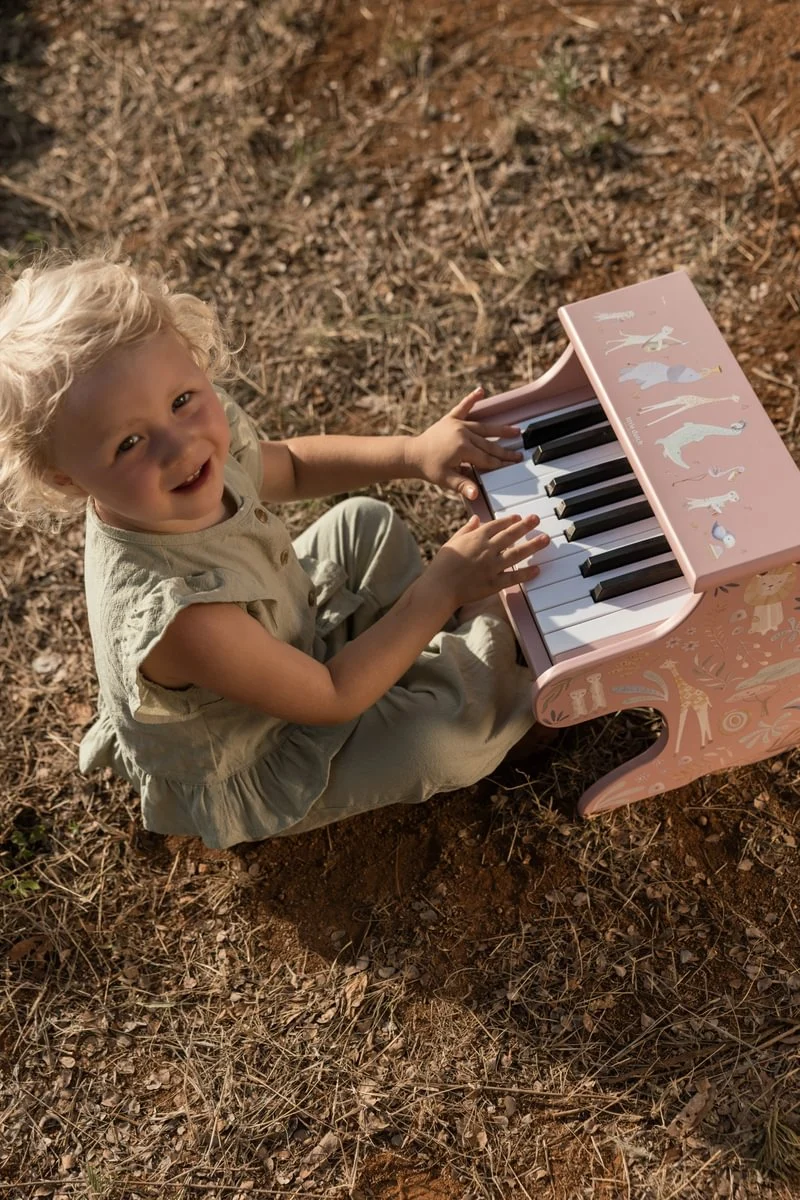 Piano de Madeira Rosa - Safari Friends - Image 3